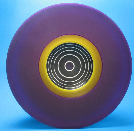 purple acrylic topped bowl